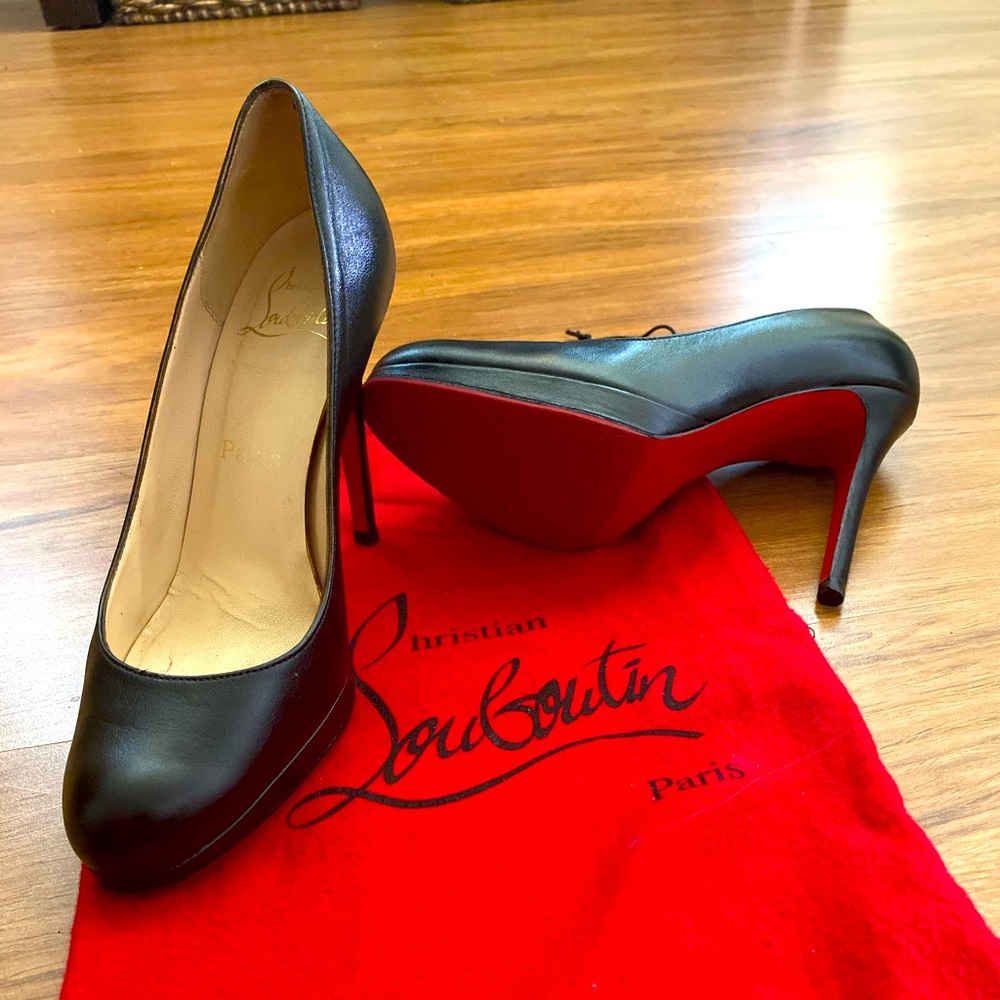 Black Paris red bottoms